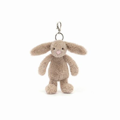 Jellycat Bashful Beige Konijn Tas Bedeltje | TM9683405